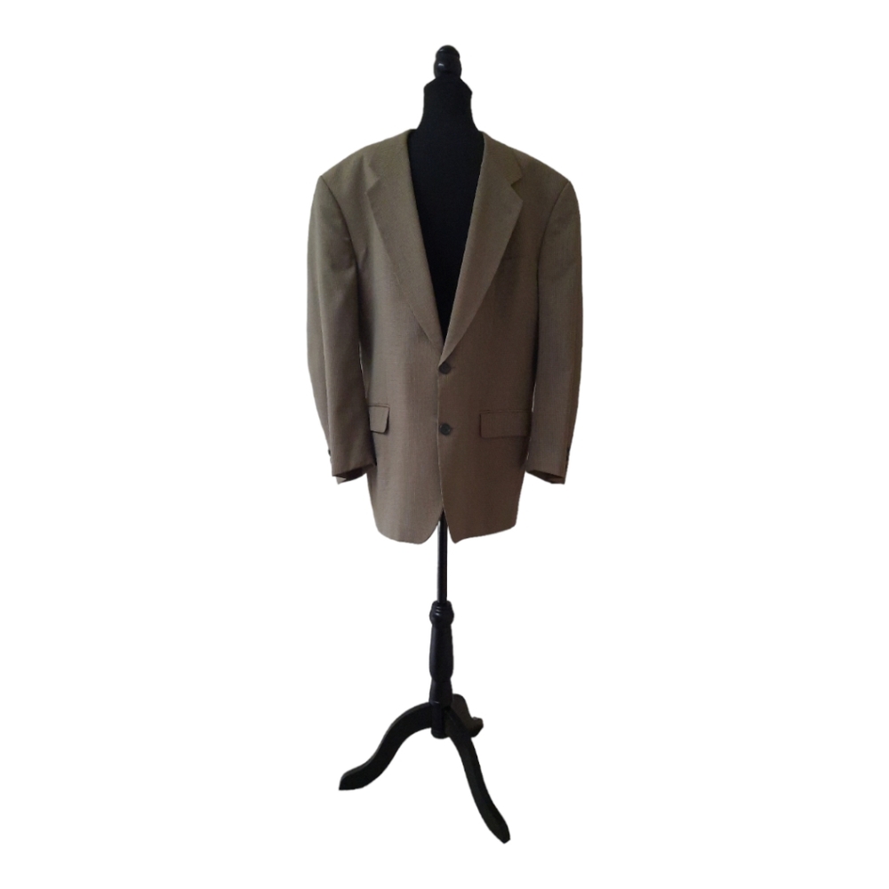 Baumler Green Plaid Blazer Size 54 042R Made In Austria & (2) Pants Size 36